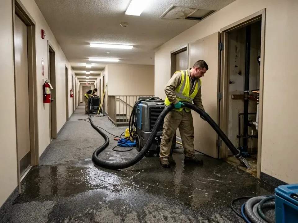multi-unit-apartment-hallway-f-005 — frequently asked questions, Emergency Burst Pipe Water Extraction & Removal in Sherman,…